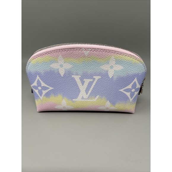 Louis Vuitton Pink Monogram Escale Tye Dye Cosmetic Pouch NEW - Picture 4 of 10